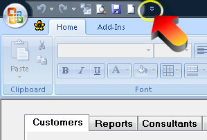 minimize toolbar